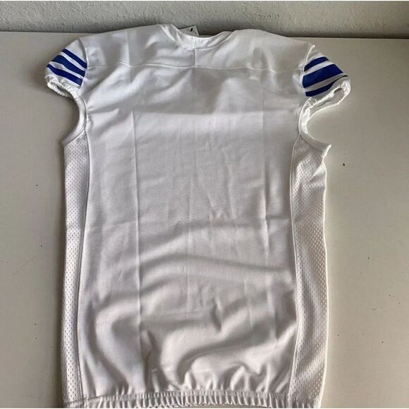 Nike Football Performance Jersey Mesh Vented White Royal CI3767-108 Men’s Sz L - Picture 10 of 13